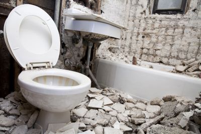 Remove Toilets, Sinks, and Bathtubs